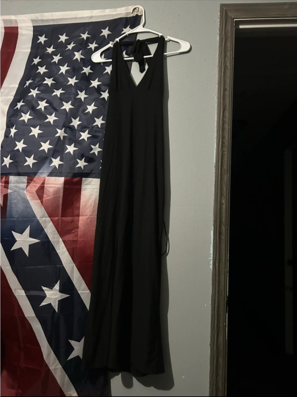 Black Halter Maxi Dress - Classic Sleeveless Evening Gown